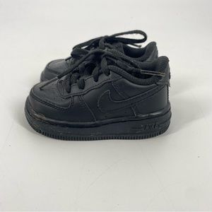 Toddler Nike Black Air Force 1 Shoes